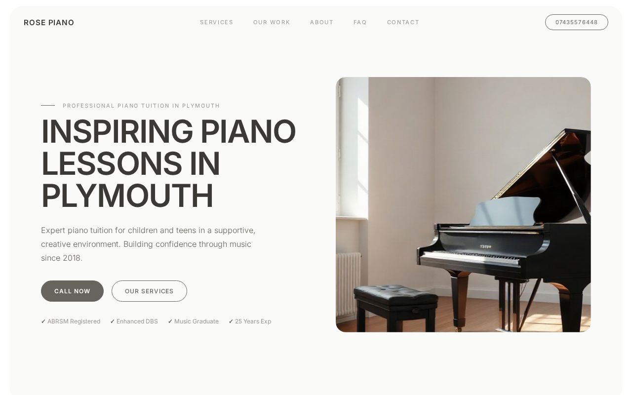 Your new website