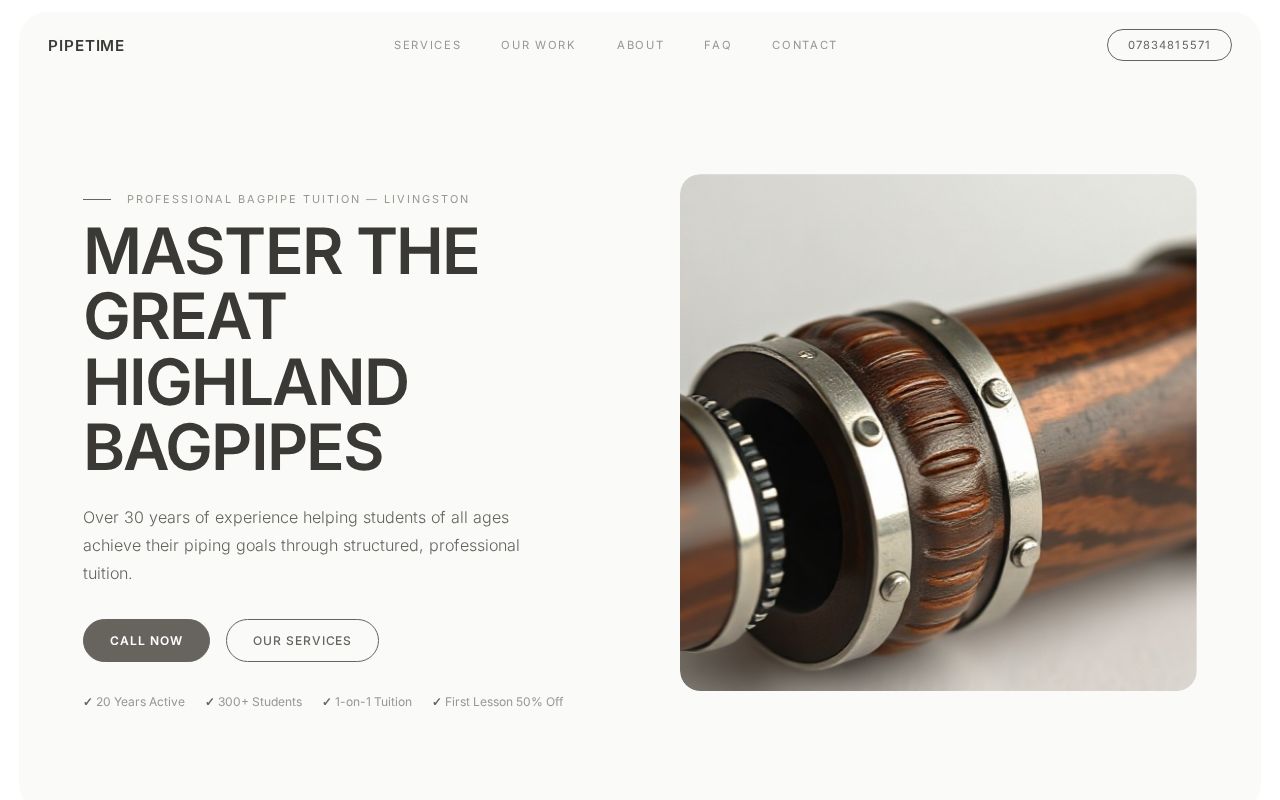 Your new website