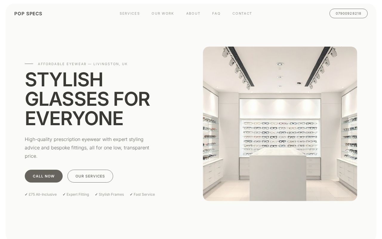 Your new website