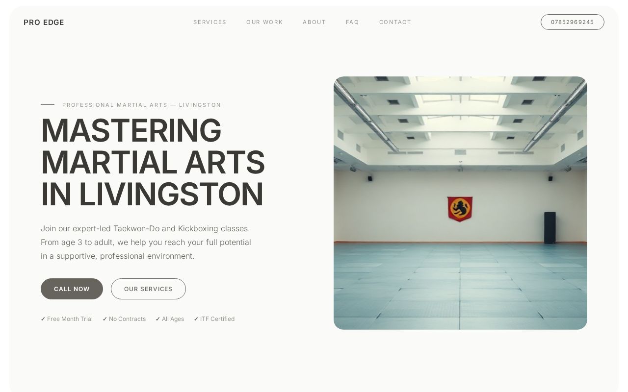 Your new website
