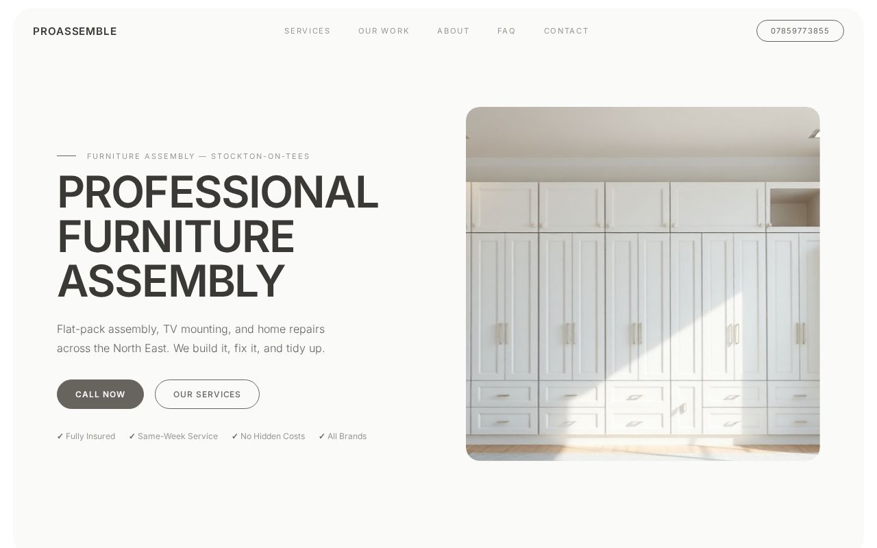 Your new website