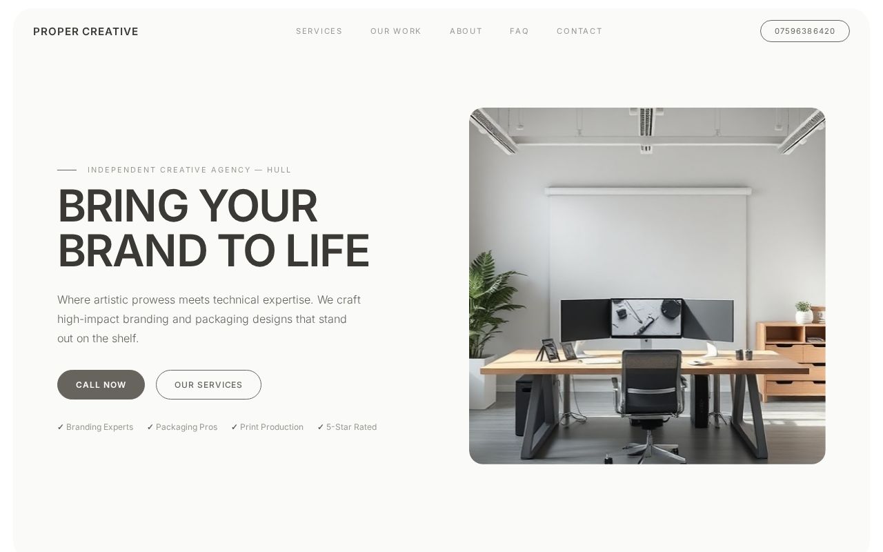 Your new website