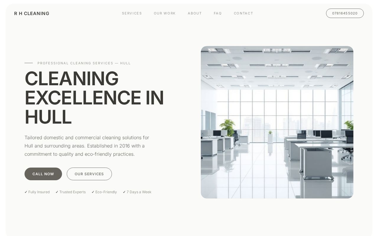 Your new website