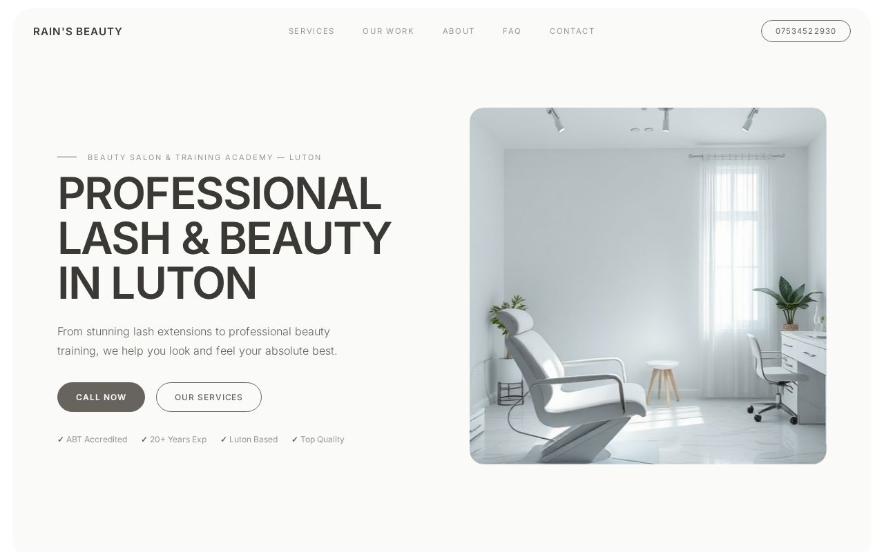 Your new website