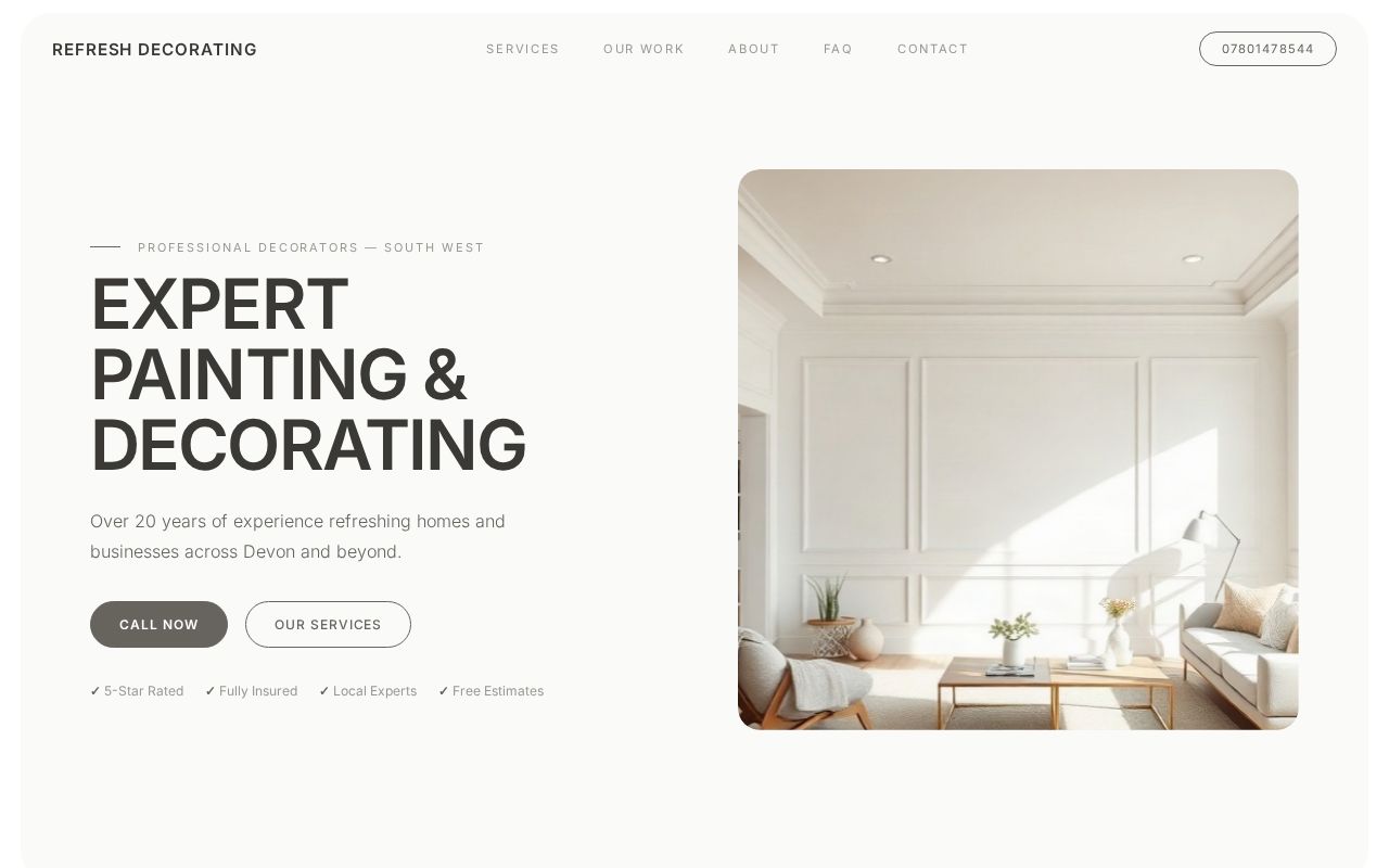Your new website