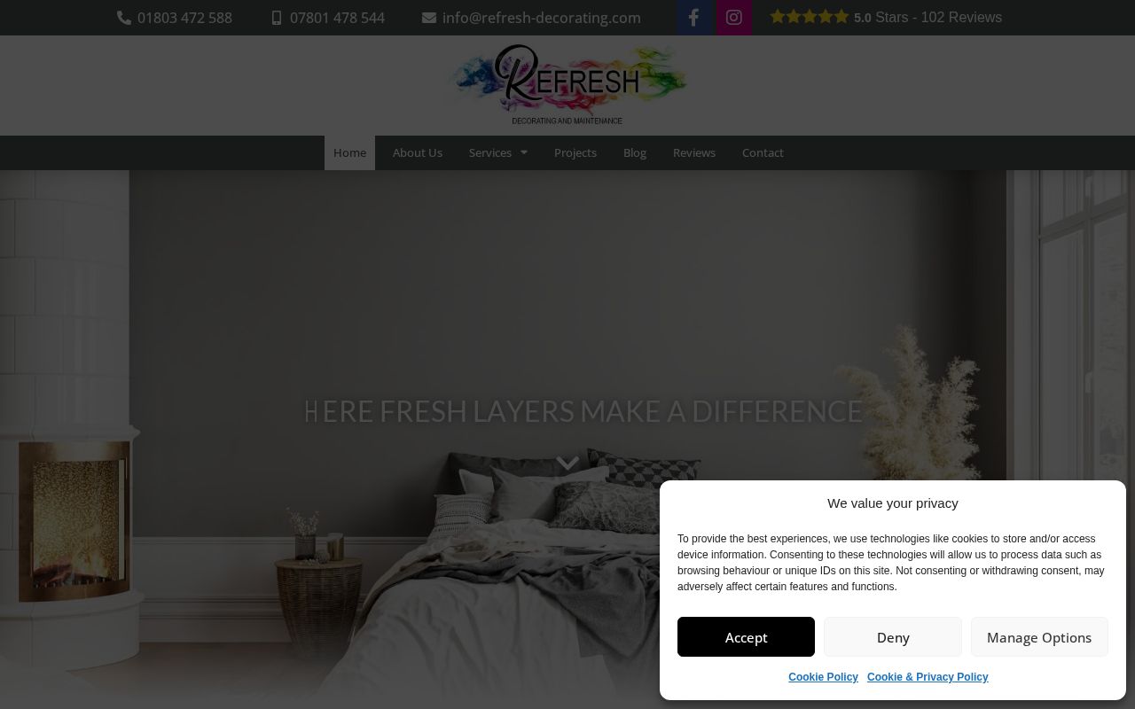 Your current website