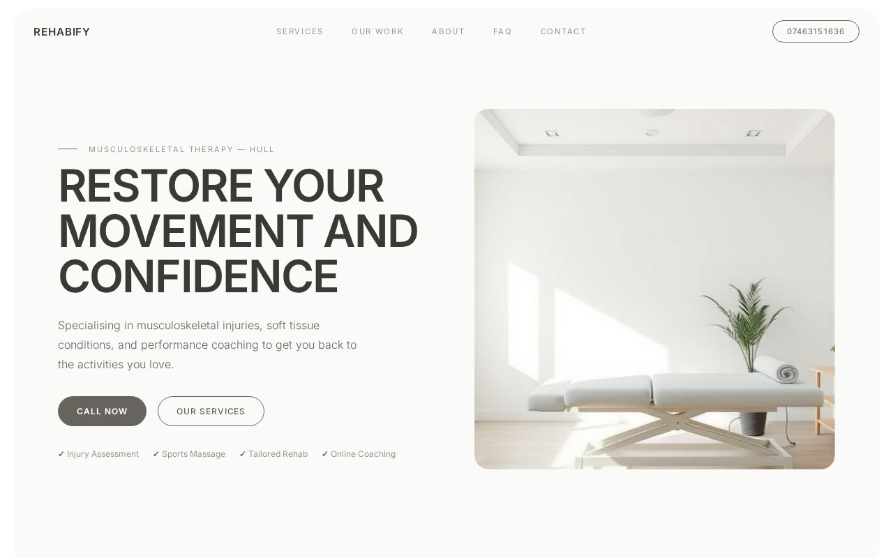 Your new website