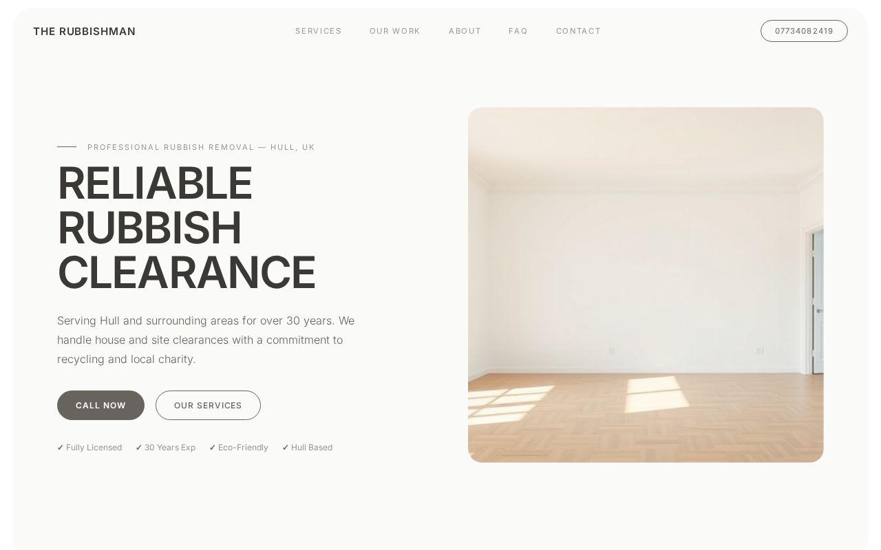 Your new website