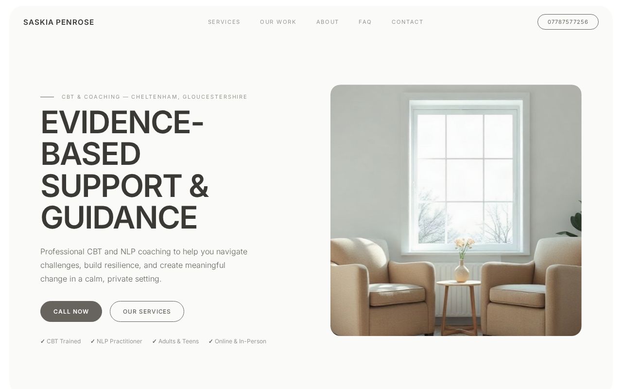 Your new website