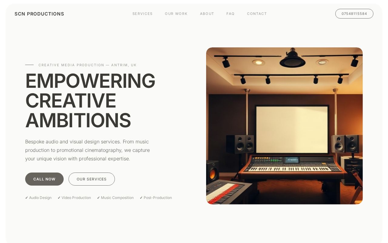Your new website