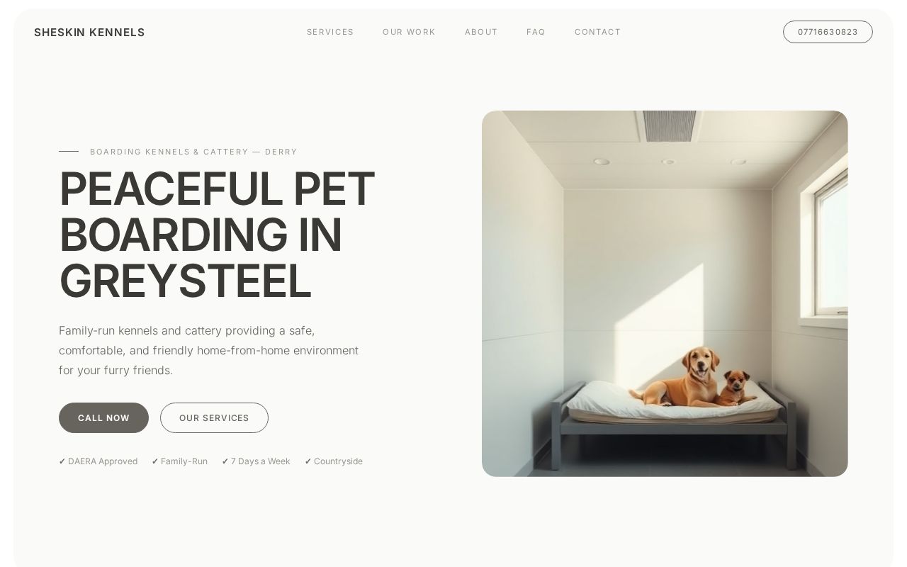 Your new website