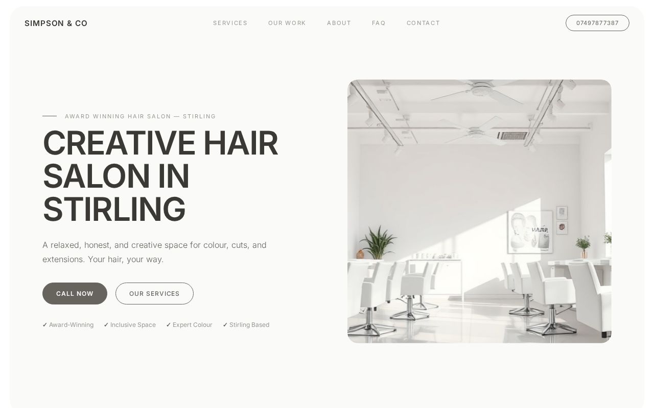 Your new website