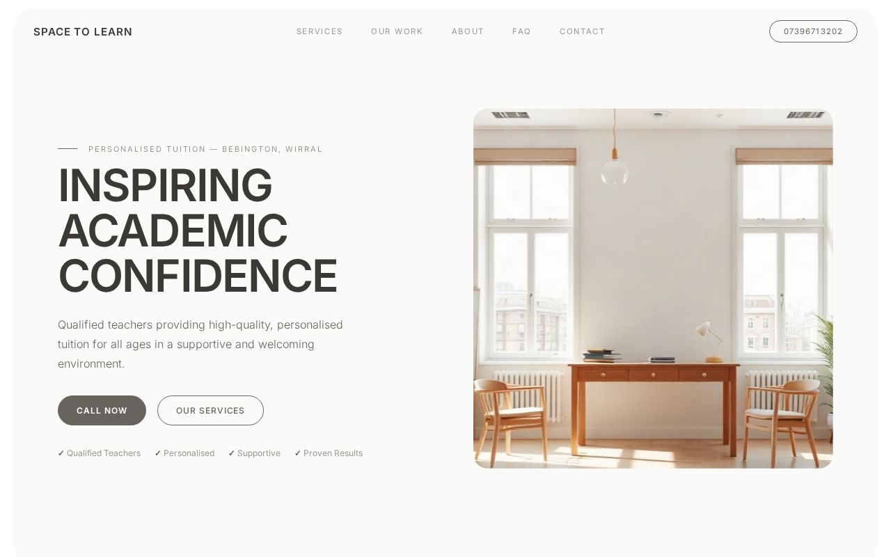 Your new website