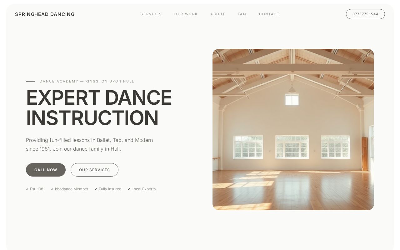 Your new website