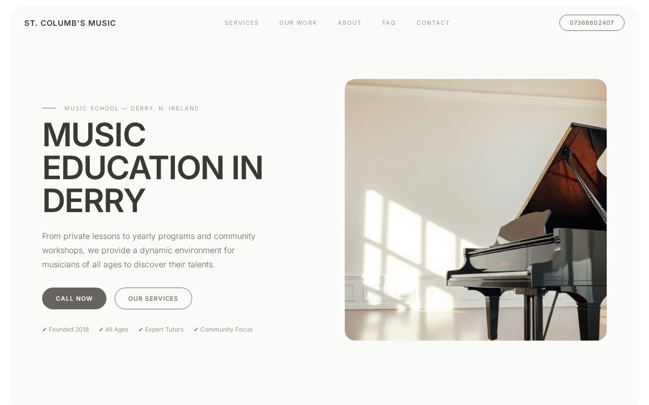Your new website