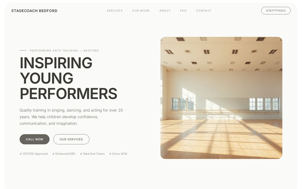 Your new website