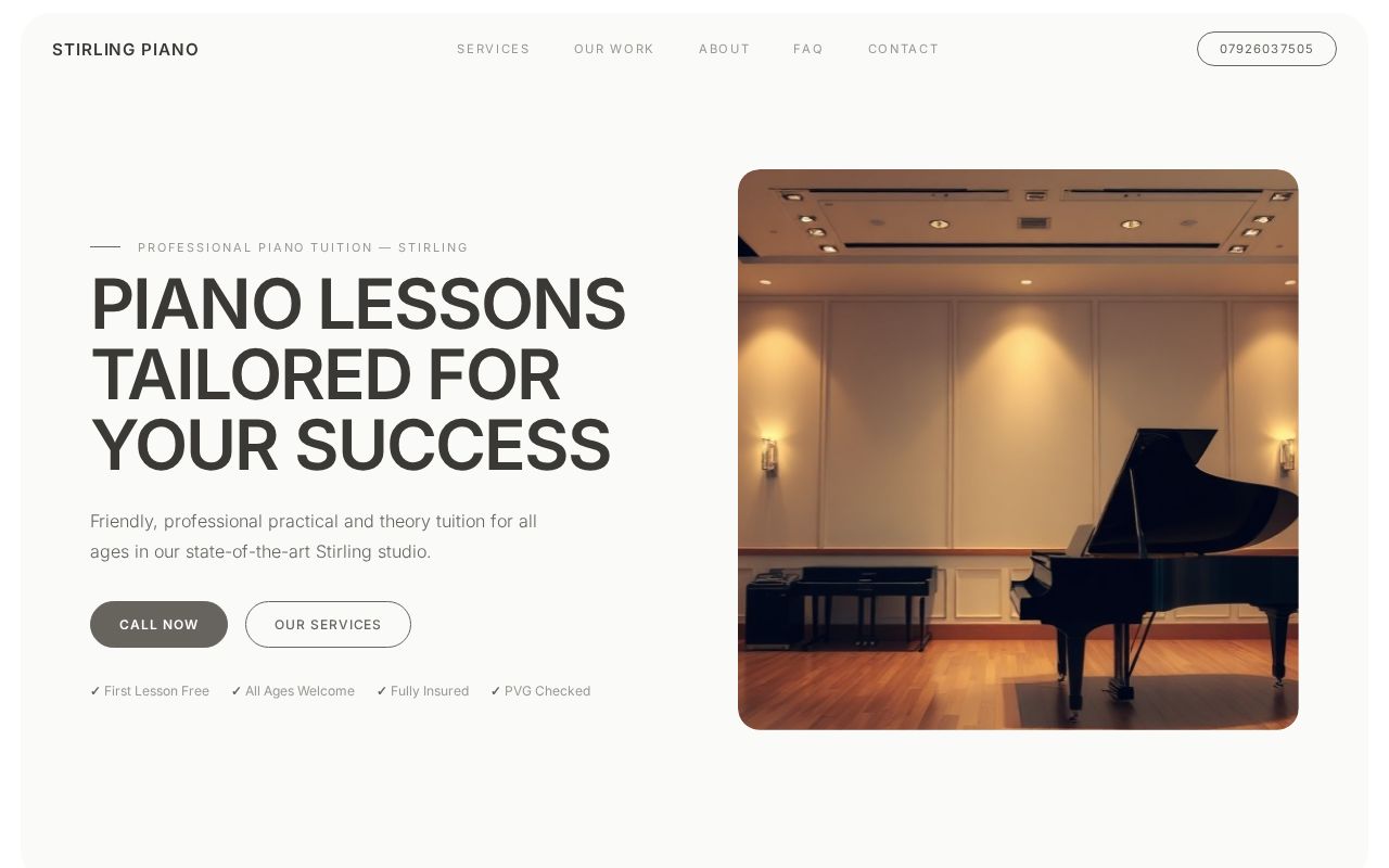 Your new website