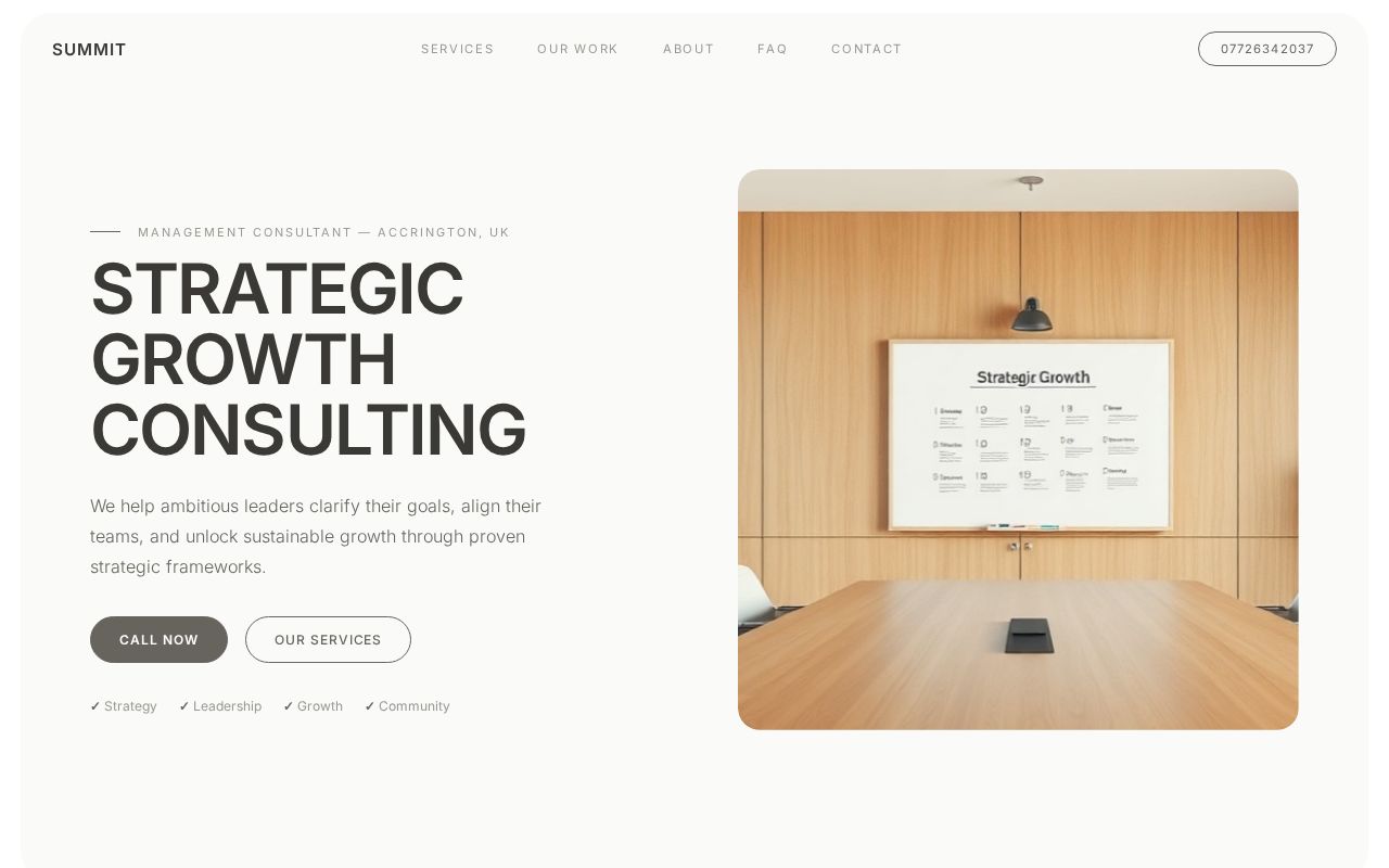 Your new website