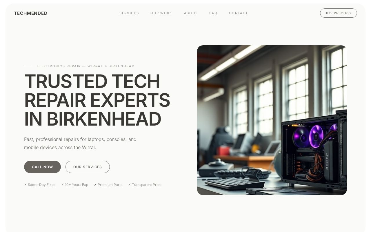 Your new website