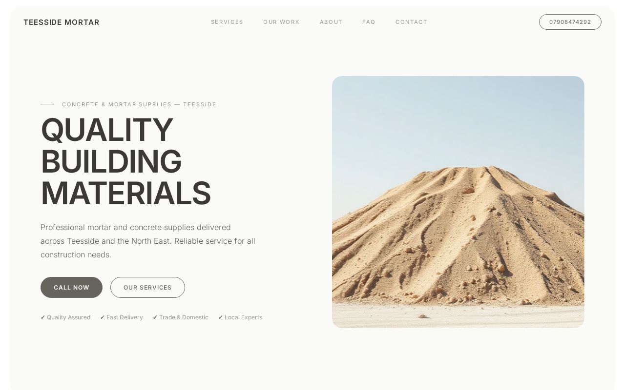 Your new website