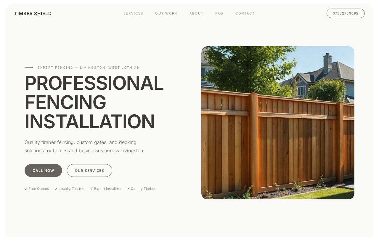 Your new website