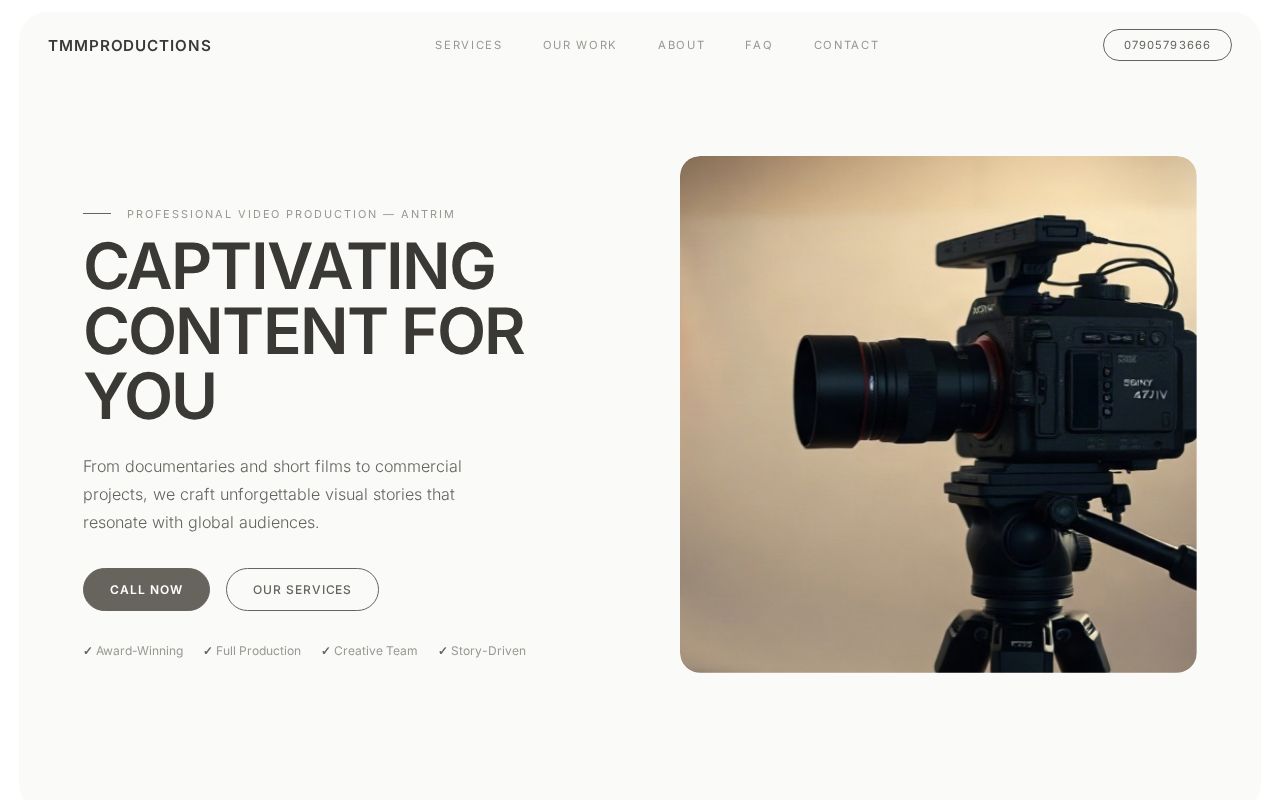 Your new website