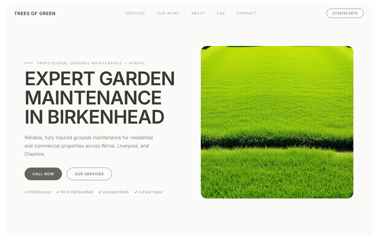 Your new website