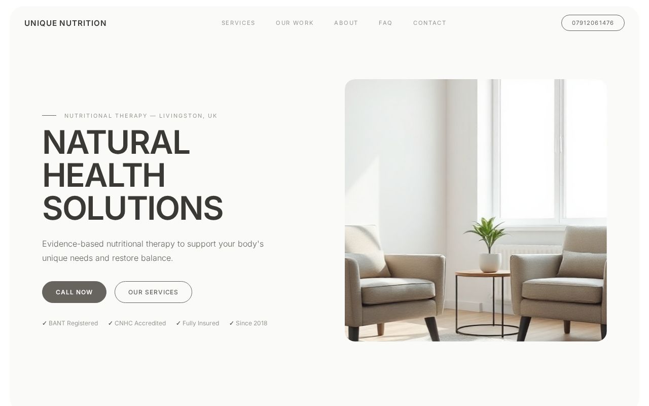 Your new website