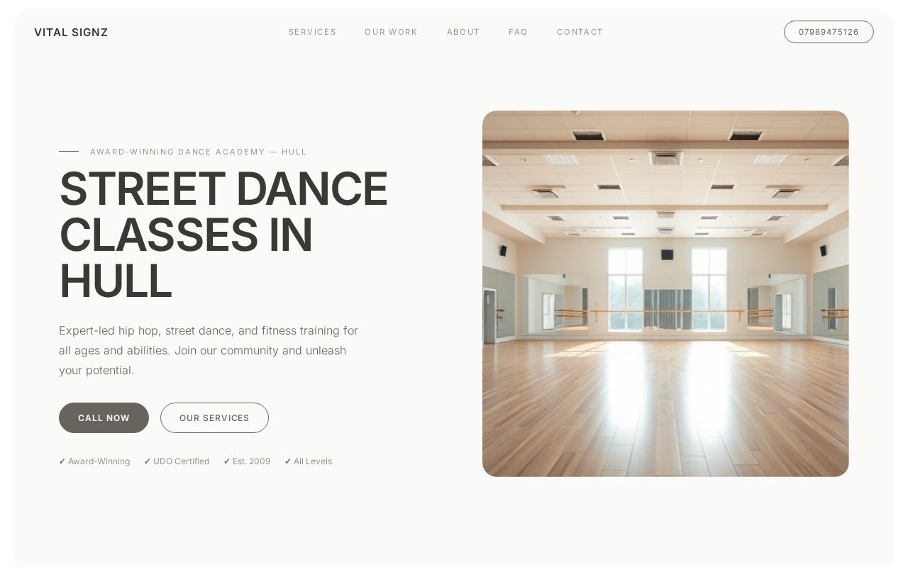 Your new website