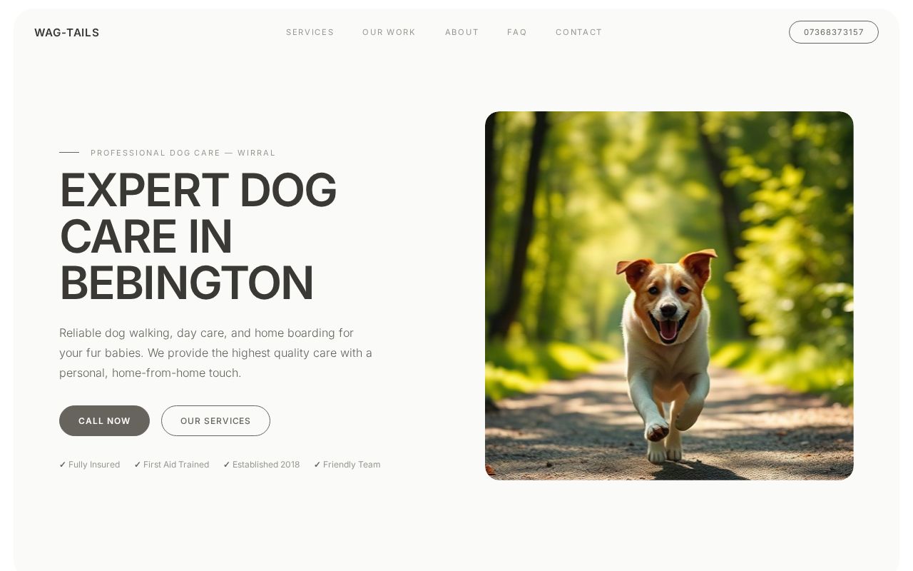 Your new website