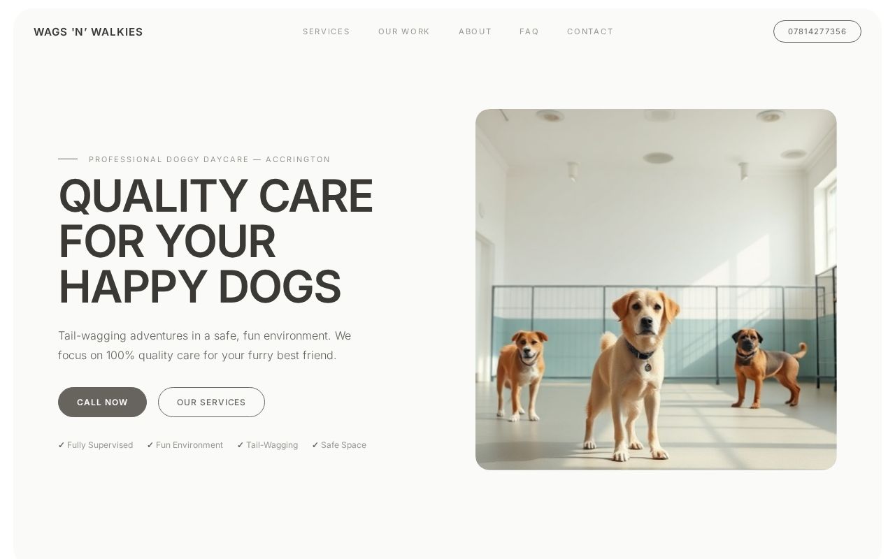 Your new website