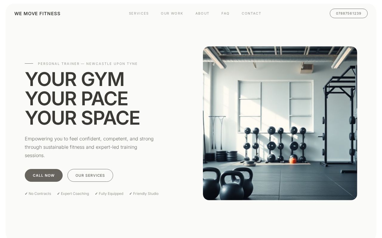 Your new website