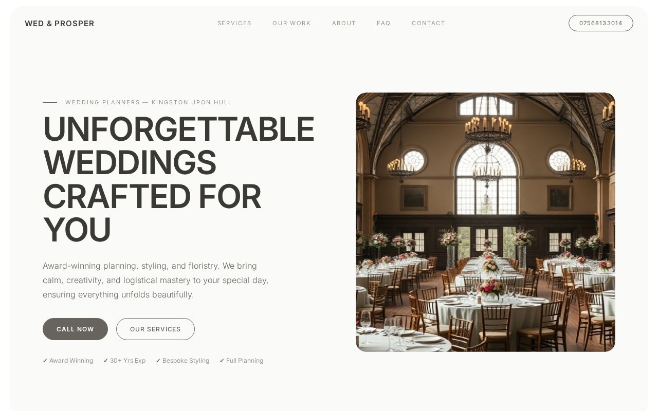 Your new website