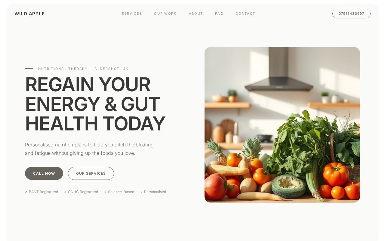 Your new website