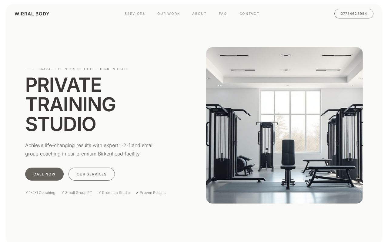Your new website