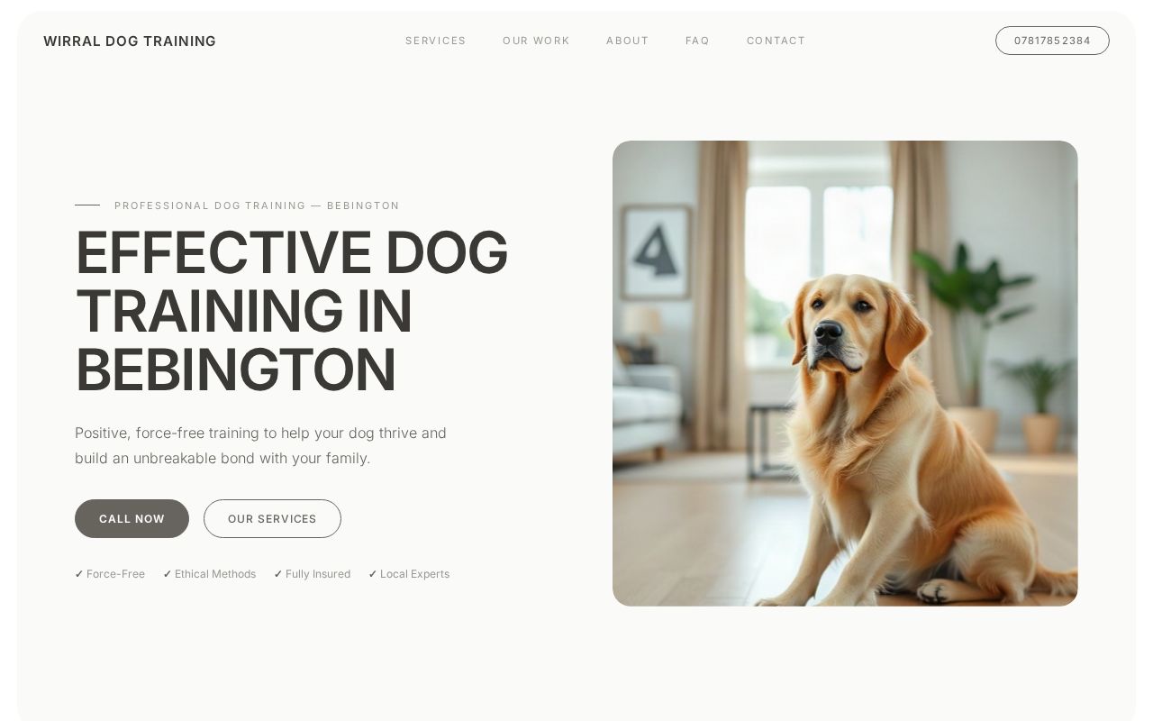 Your new website