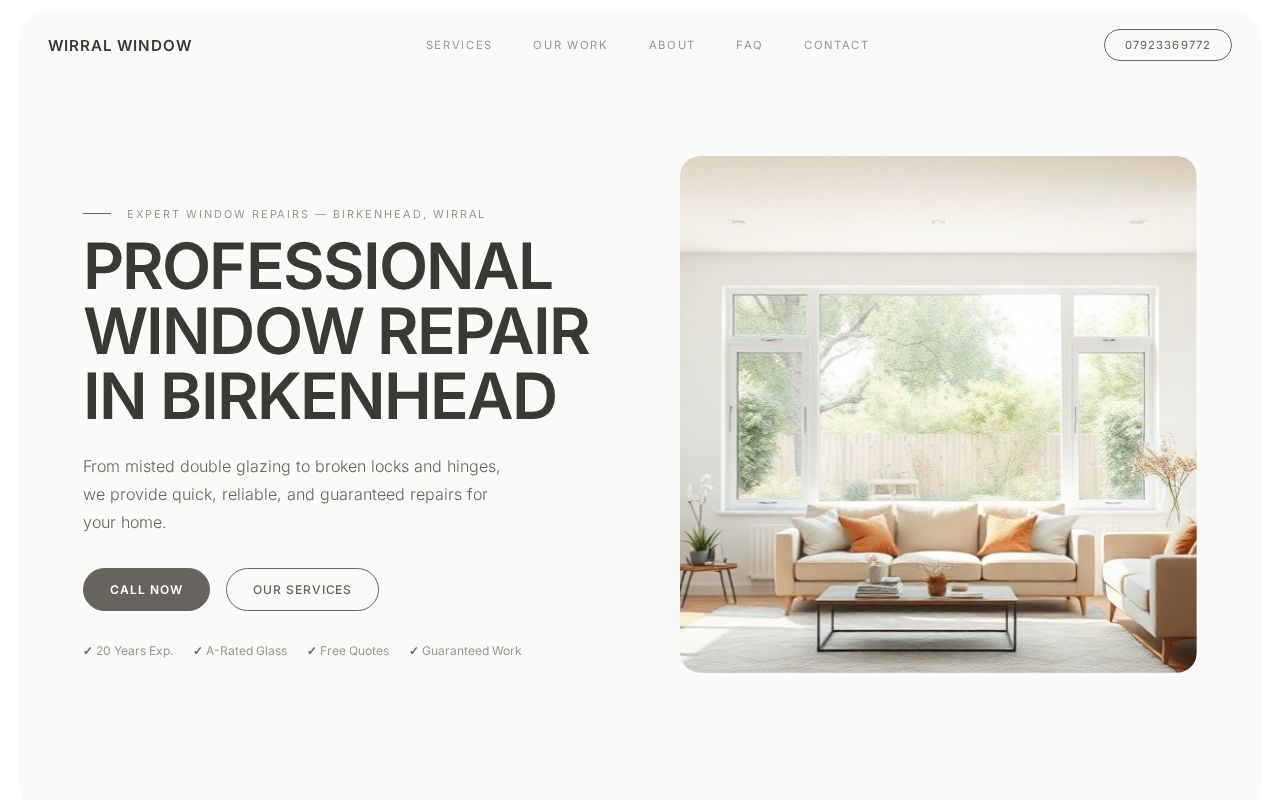 Your new website