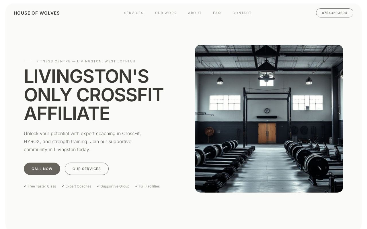 Your new website