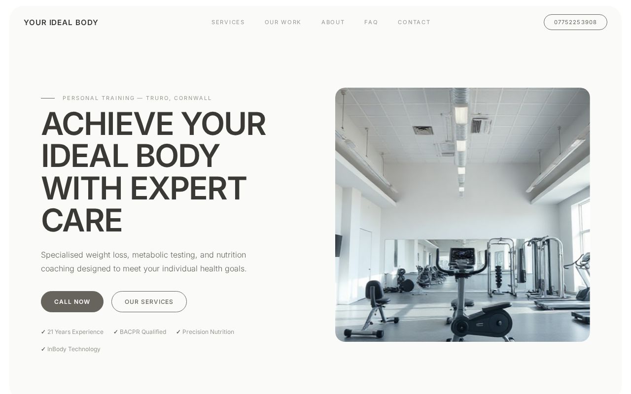 Your new website