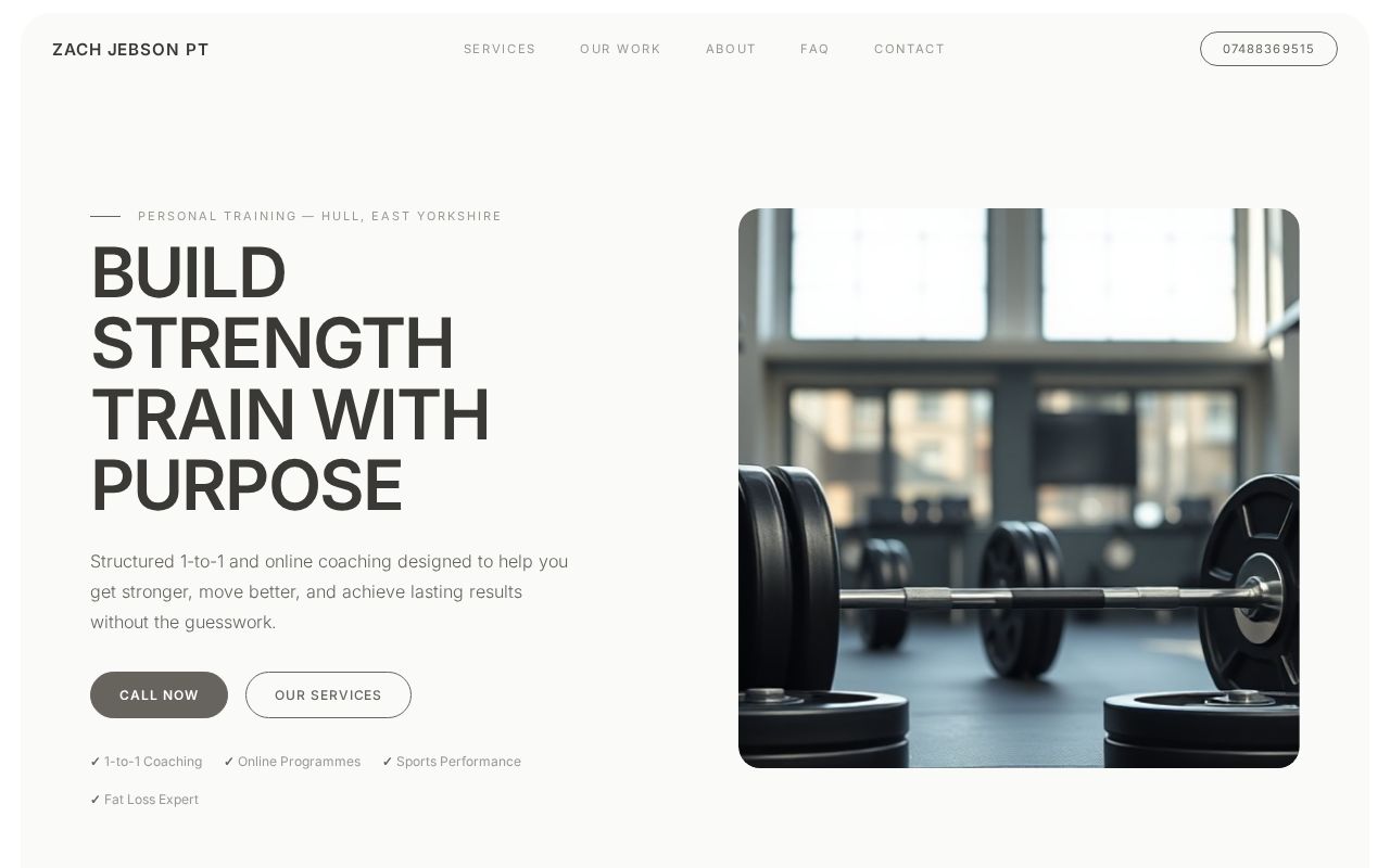 Your new website