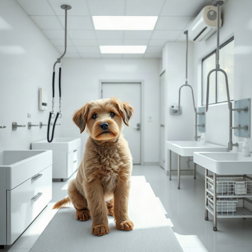 Short Bark & Sides Dog Grooming with Day Care